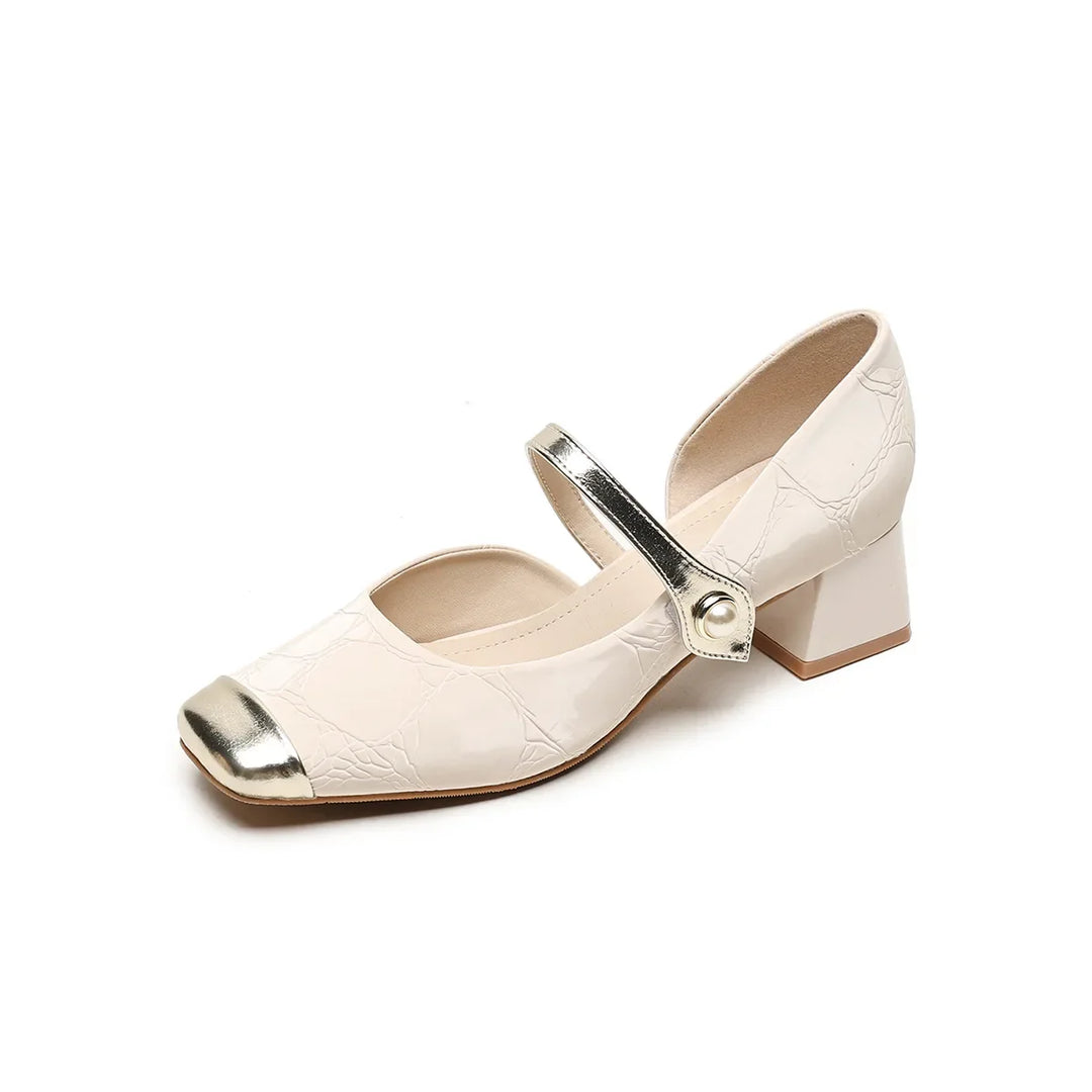 Duttini | Pearl-Tip Mary Janes