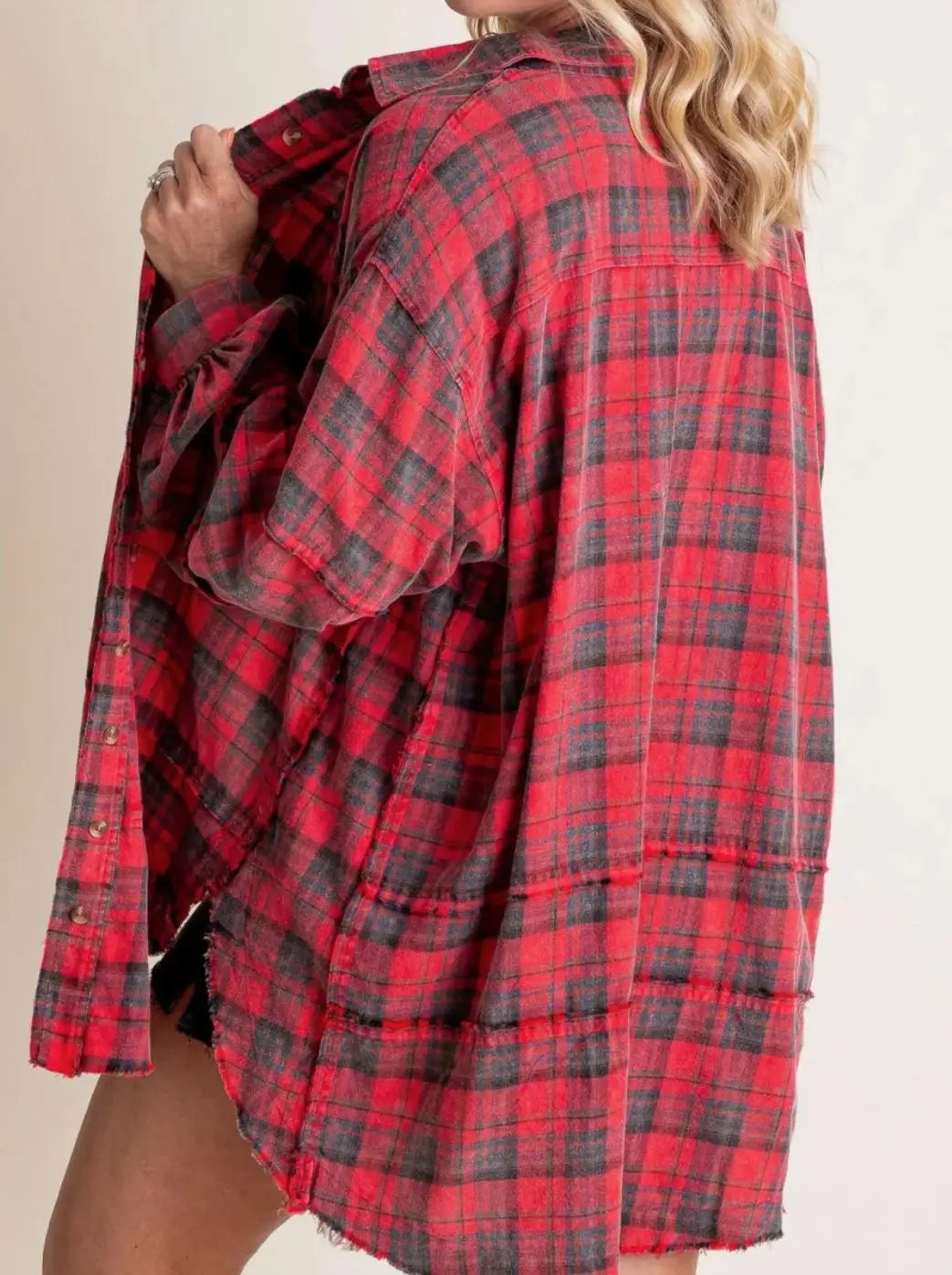 Duttini | Plaid Flannel Shirt for Men in Green