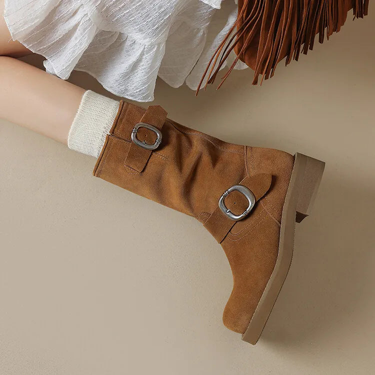 Duttini | Fair Isle Buckled Tredders