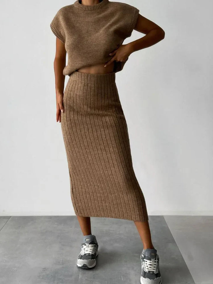 Duttini | Rib Sleeveless Set