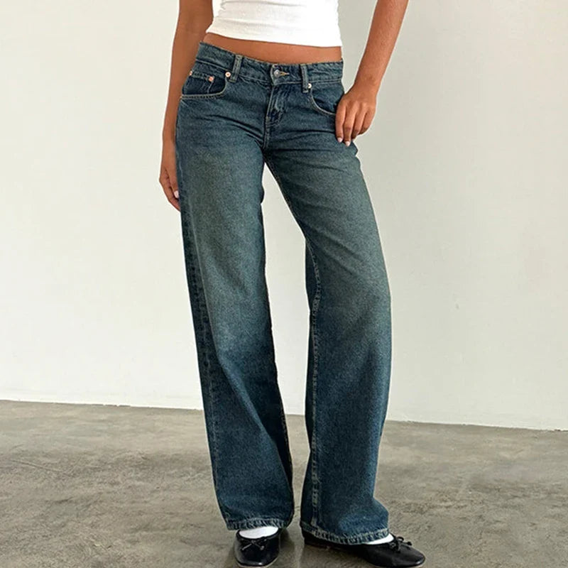 Duttini | Low-Waist Denim Pants
