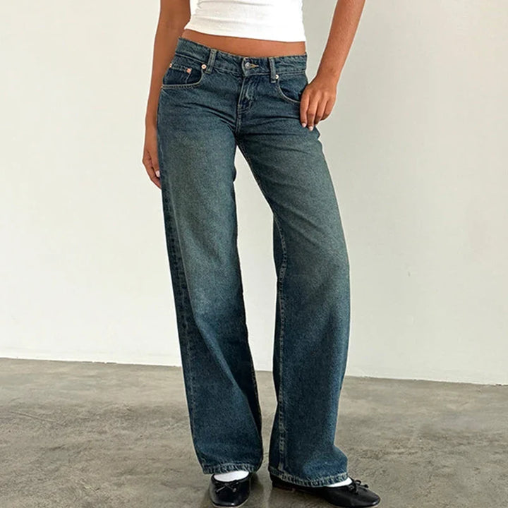 Duttini | Low-Waist Denim Pants