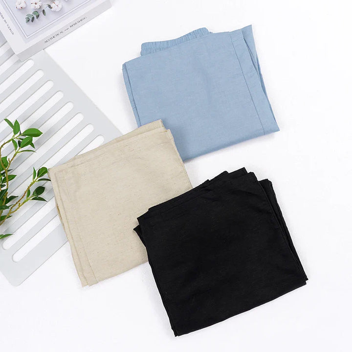 Duttini | Linen Lounge Pant for Women in Drawstring Fit