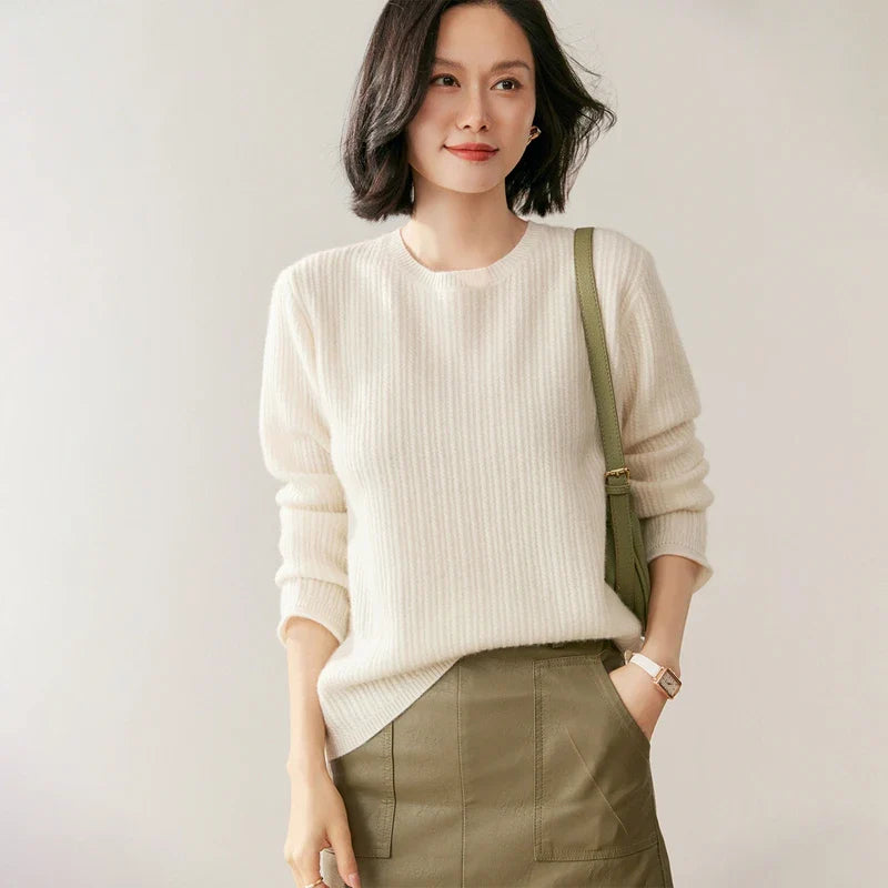 Duttini | Ribbed Cashmere Crewneck