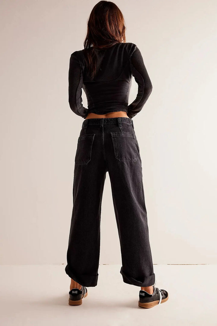 Duttini | High-Waist Wide-Leg Denim for Women
