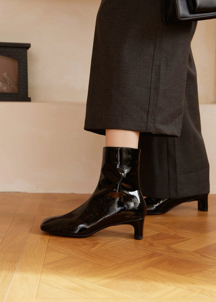Duttini | Calf Hair Ankle Boots