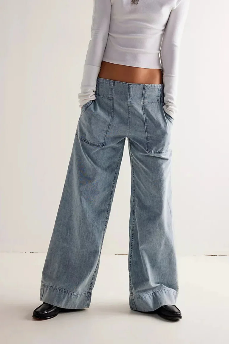 Duttini | Wide-Leg Denim Jeans