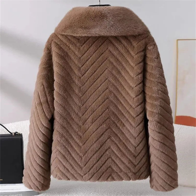 Duttini | Faux Mink Jacket