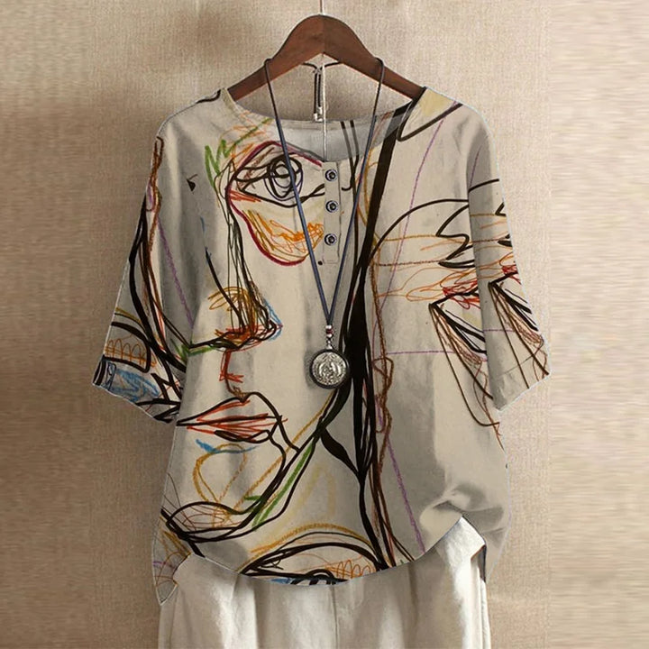 Duttini | Refined Retro-Inspired Blouse with a Flattering Silhouette
