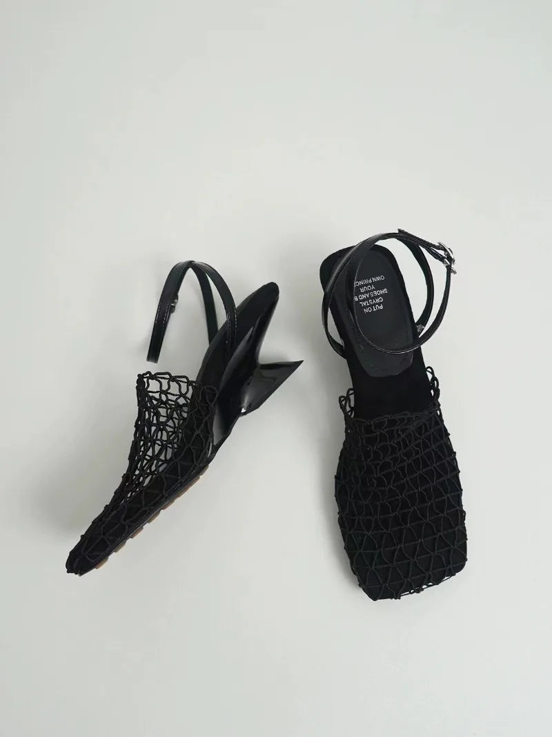 Duttini | Mesh Weave Heels