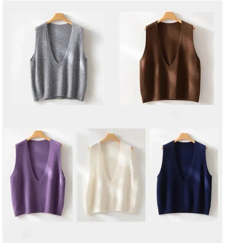 Duttini | Deep-V Wool Vest