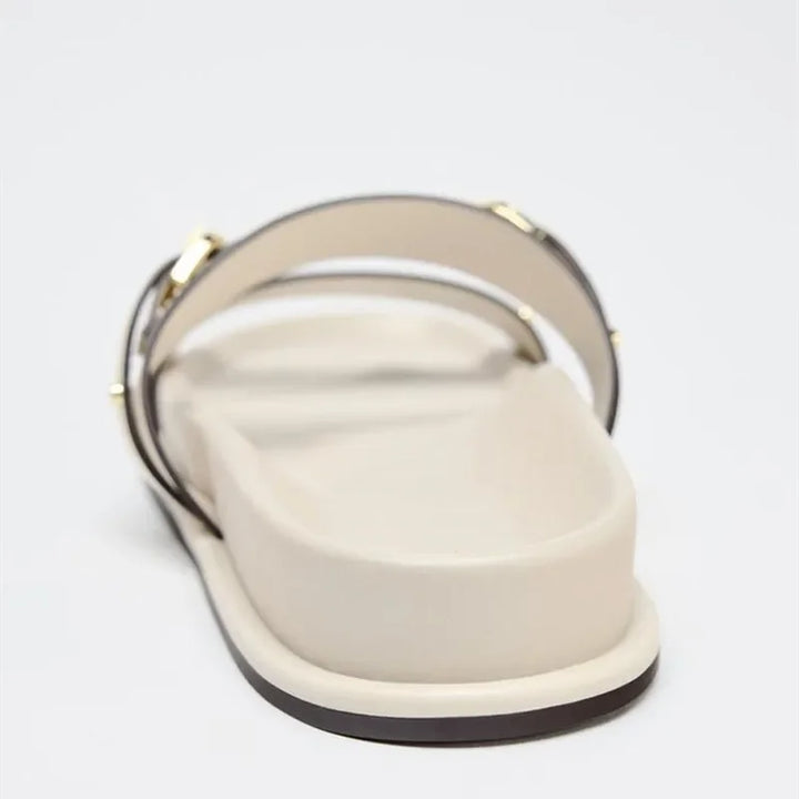 Duttini | Twin Strap Flats