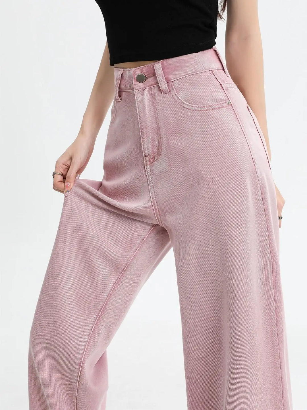 Duttini | Pink Denim Jeans