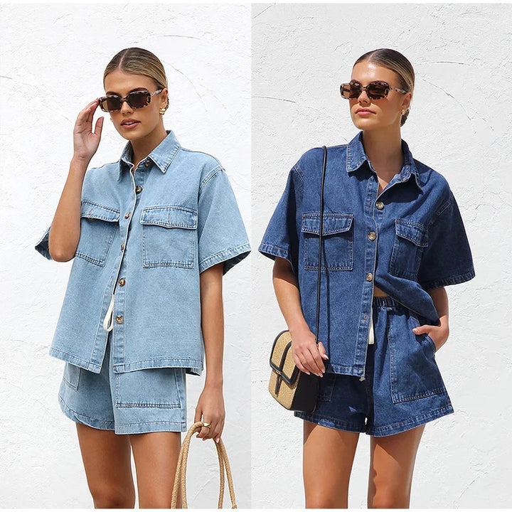 Duttini | Denim 2-Piece Set