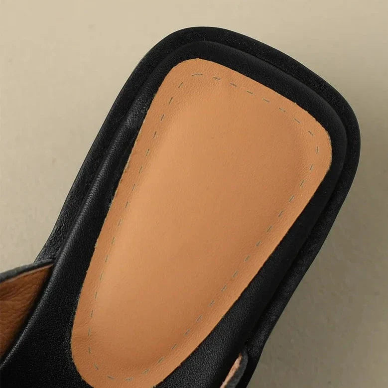 Duttini | Leather Heeled Sandals