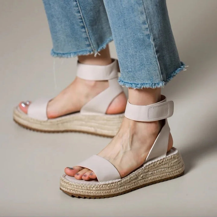 Duttini | Women's Leather Strap Sandals