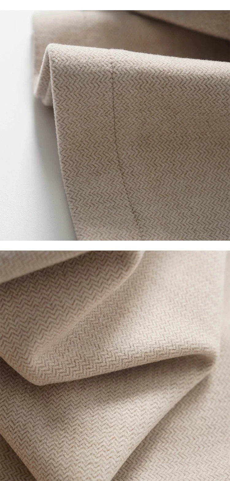 Duttini | Wide Leg Wool Trousers for Women in Black
