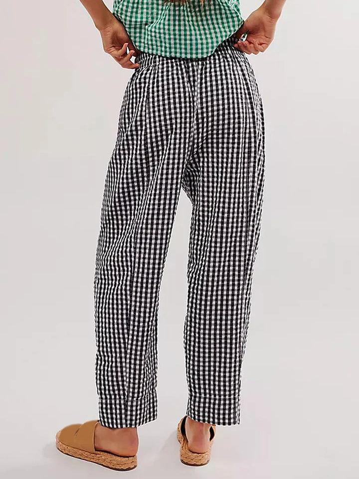 Duttini | Lounge Pants for Women in Soft Fabric, Relaxed Fit, Black