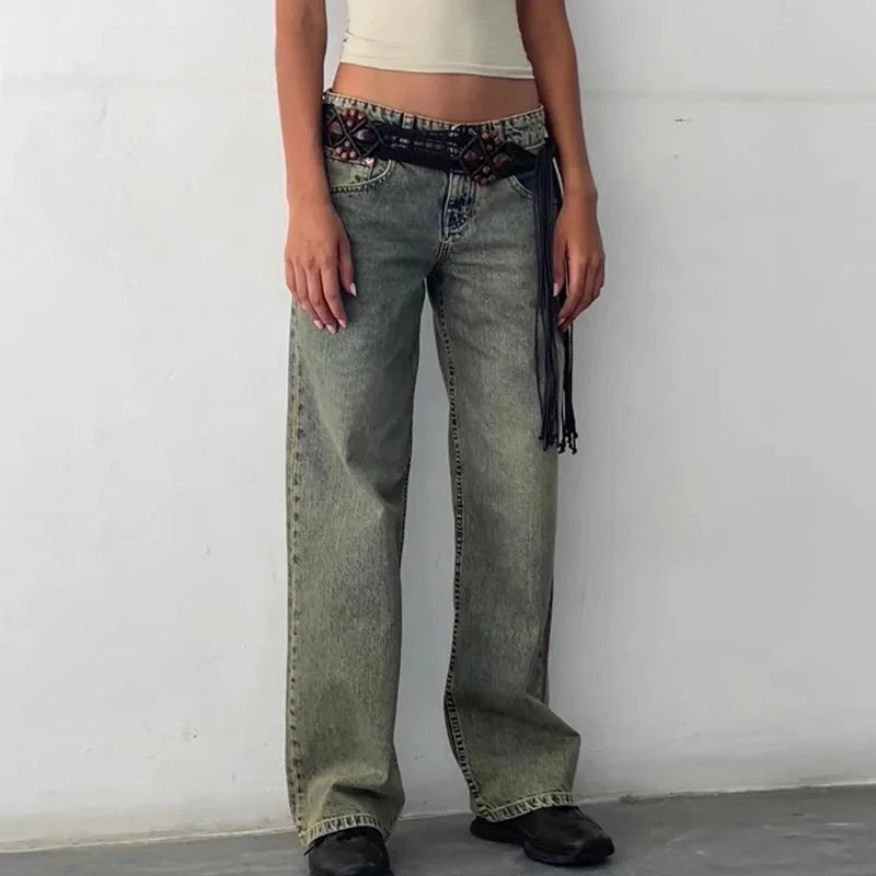 Duttini | Low-Waist Denim Jeans for Women
