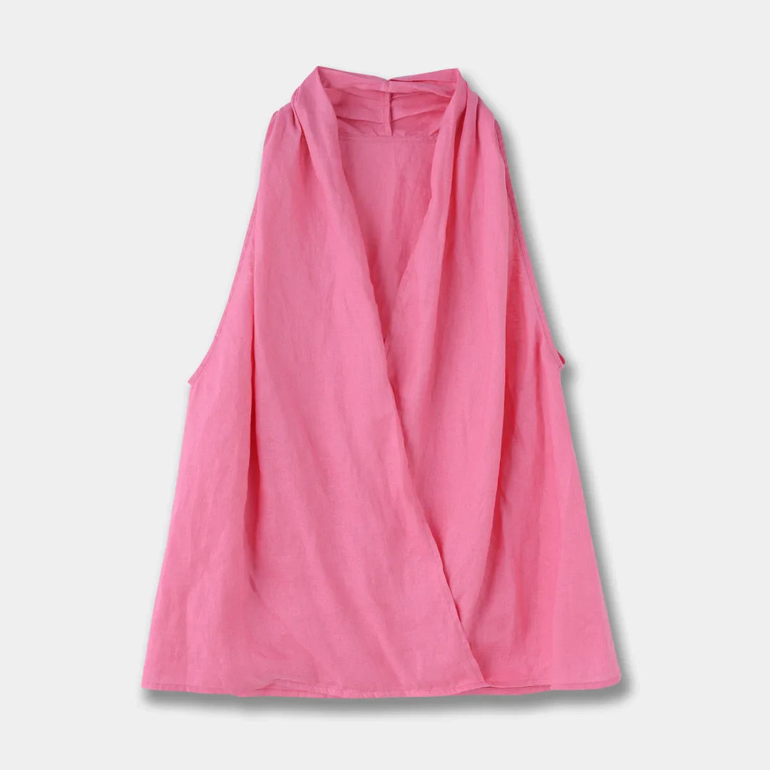 Duttini | Drape Linen Vest