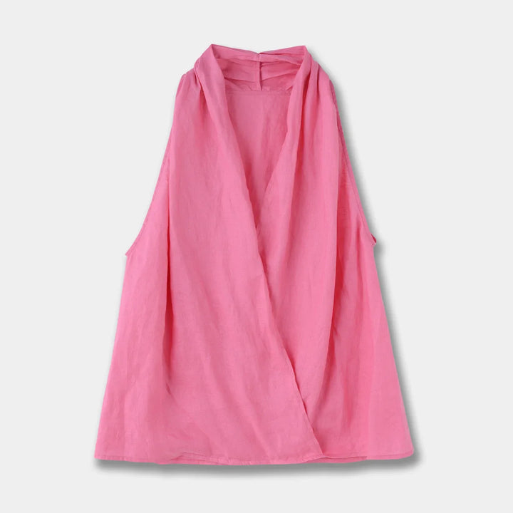 Duttini | Drape Linen Vest