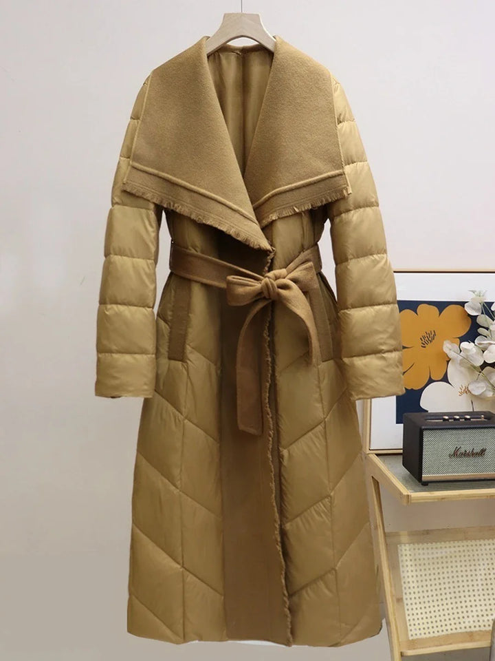 Duttini | Wool-Trim Down Coat