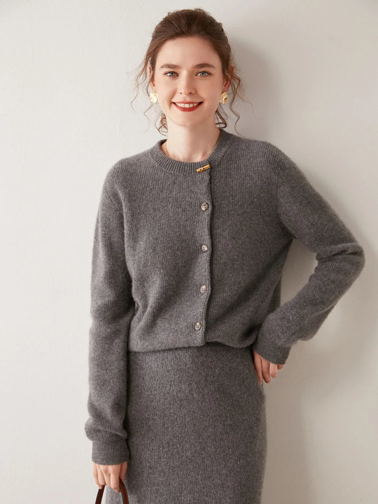 Duttini | Cashmere Button Cardigan