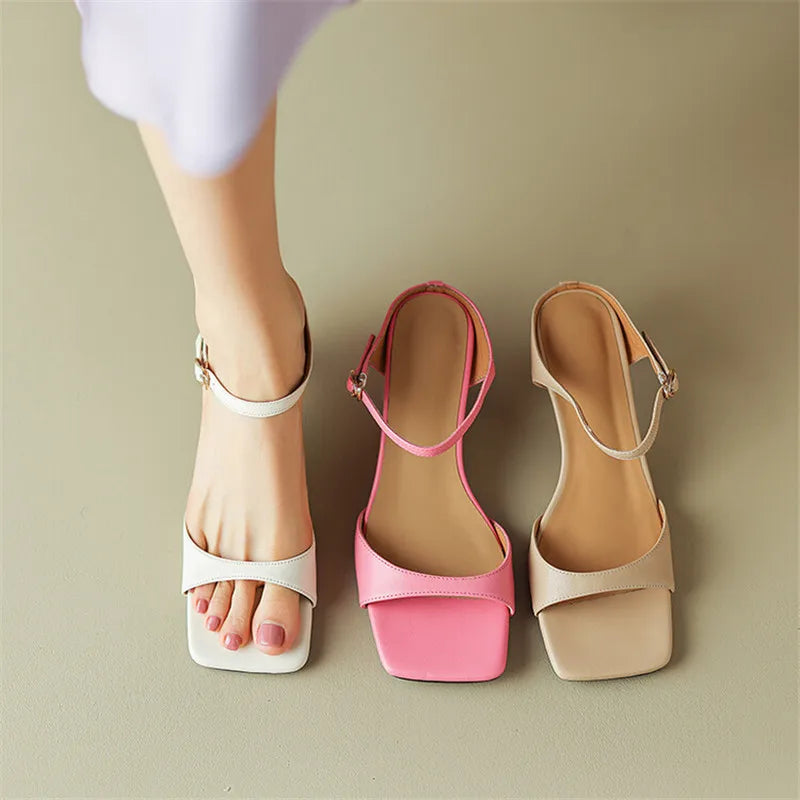 Duttini | Leather Heel Mules