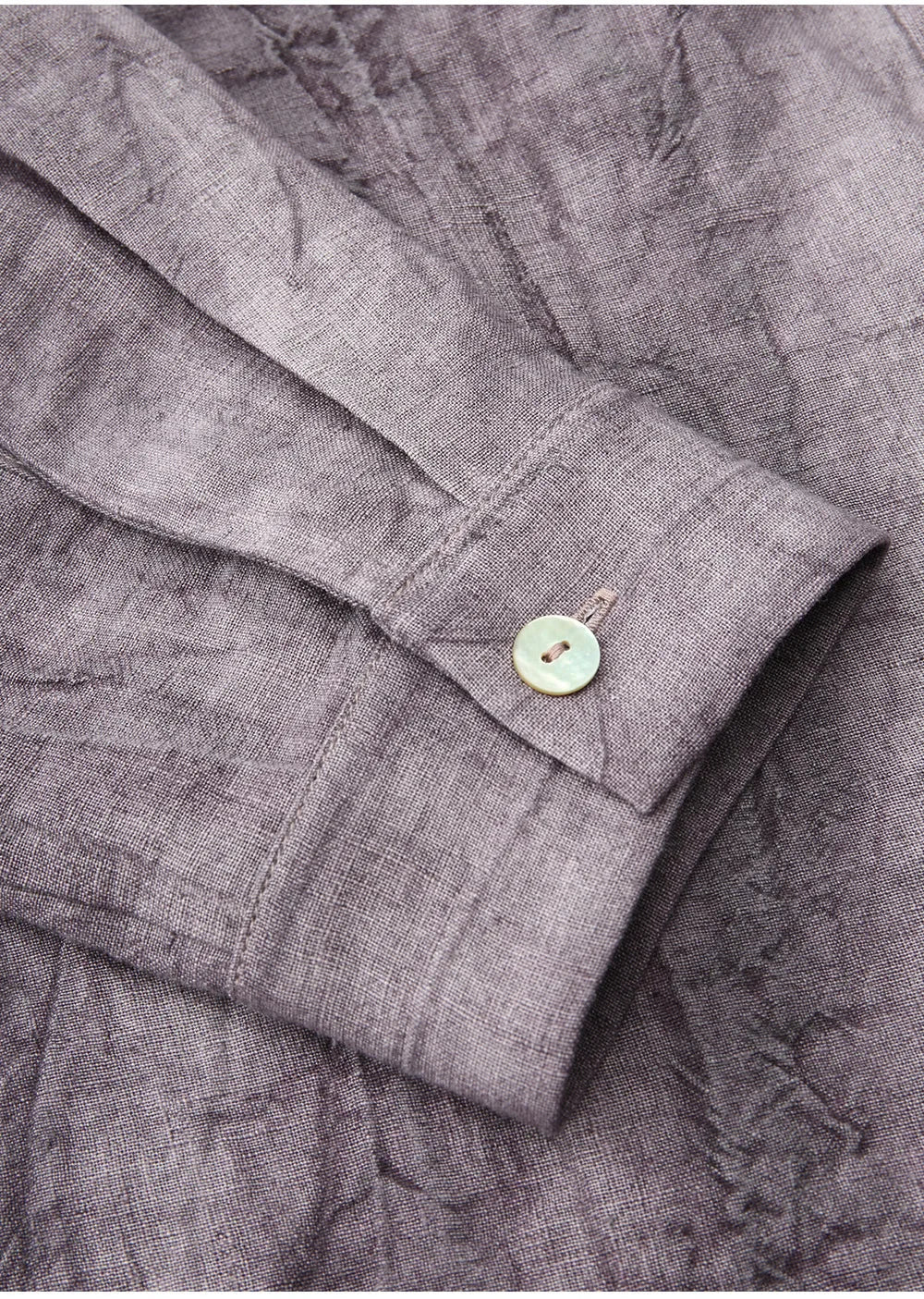 Duttini | Pleated Linen Button Shirt