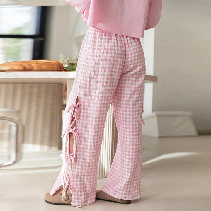 Duttini | Checkered Cotton Trousers