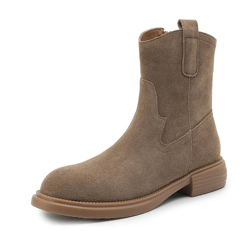 Duttini | Leather Zipper Boots