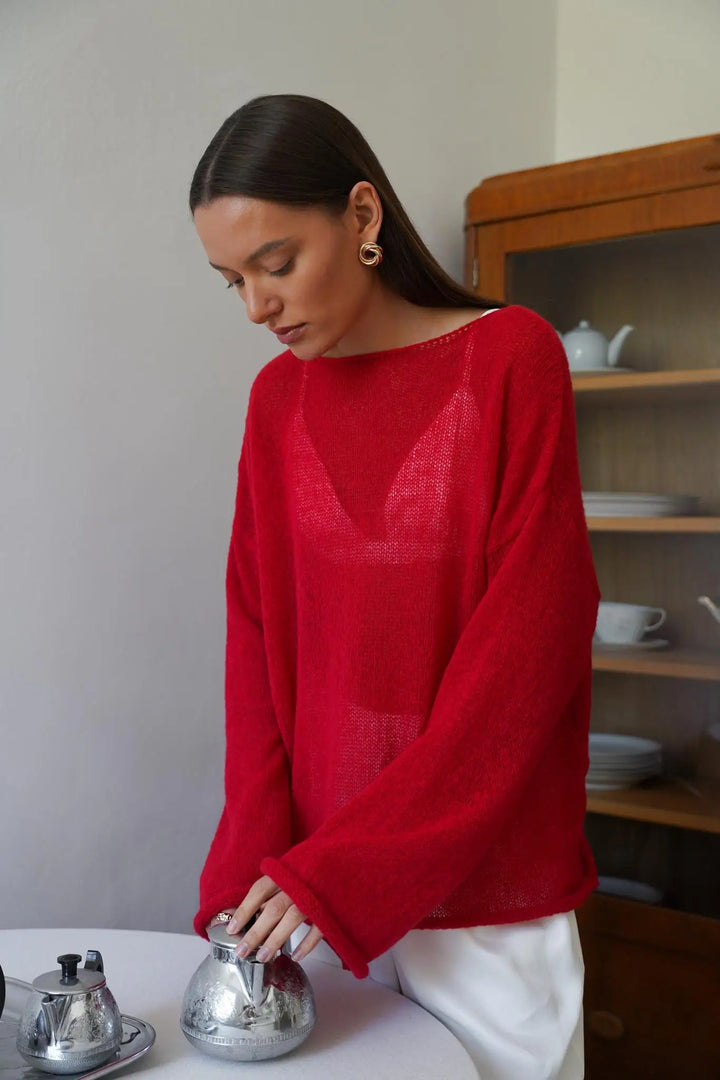 Duttini | Relaxed Crewneck Sweater