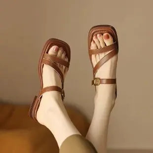 Duttini | Strap Slide Sandals