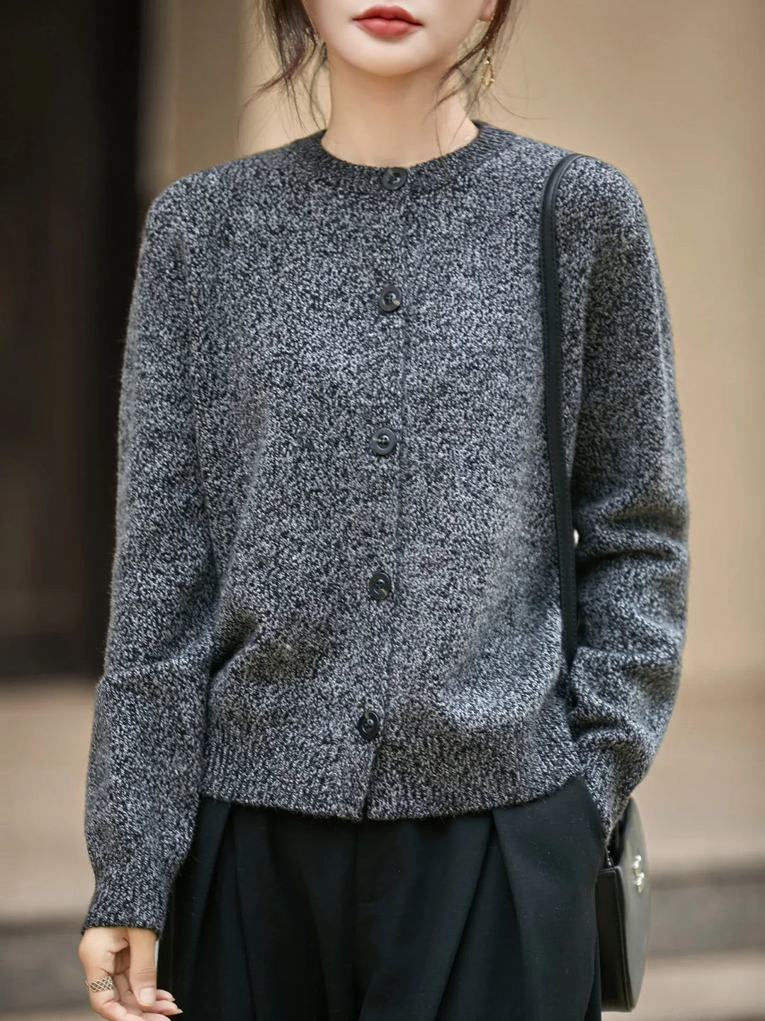 Duttini | Chunky-Knit Alpaca-Blend Cardigan