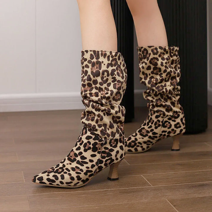 Duttini | Mid-Calf Heel Boots