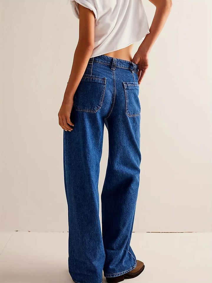 Duttini | High-Waist Wide-Leg Denim