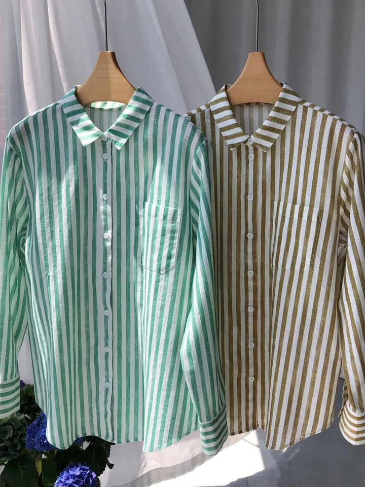 Duttini | Classic Stripe Linen Shirt