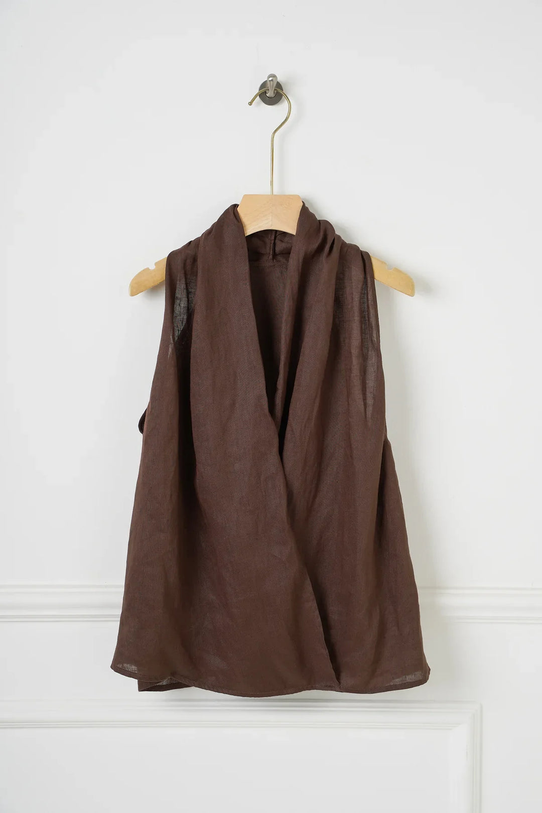 Duttini | Drape Linen Vest