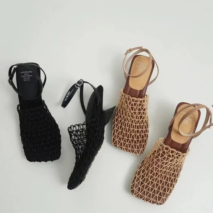 Duttini | Mesh Weave Heels