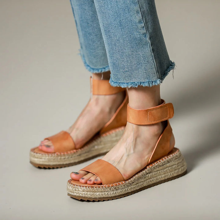 Duttini | Women's Leather Strap Sandals