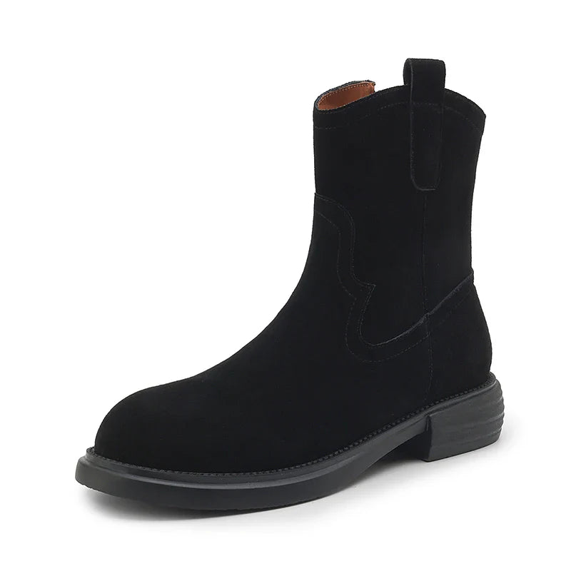 Duttini | Leather Zipper Boots
