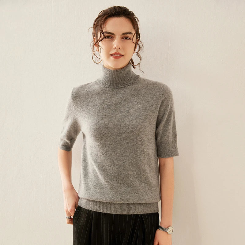 Duttini | Cashmere Turtleneck Tee