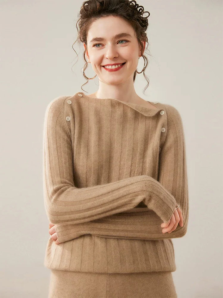 Duttini | Buttoned Cashmere Sweater