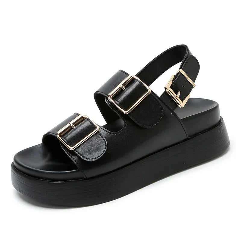 Duttini | Leather Platform Sandal