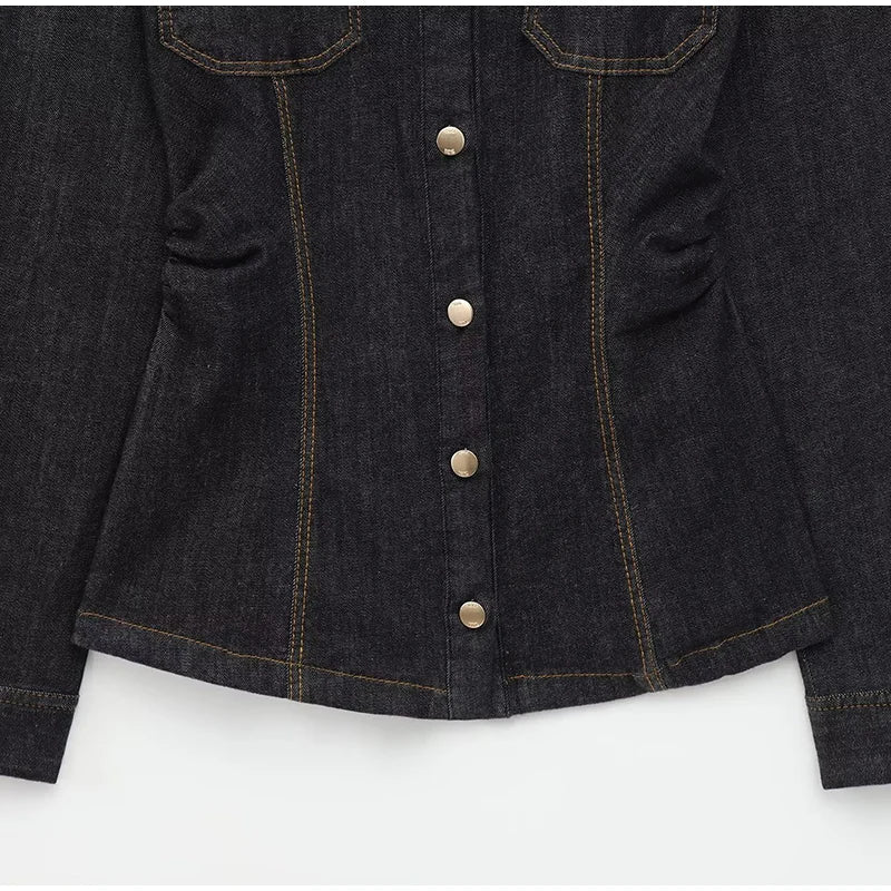 Duttini | Button Denim Set
