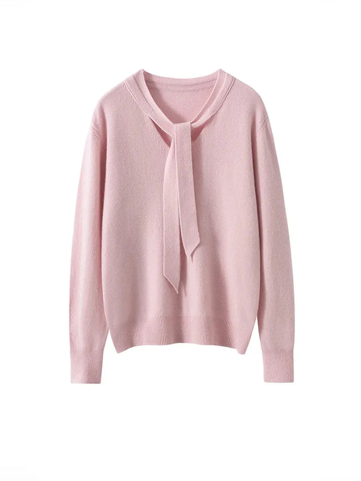 Duttini | Cashmere Pullover with Scarf Collar