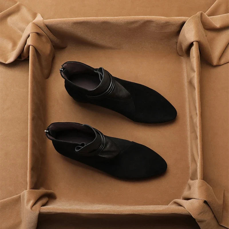Duttini | Italian Crest Suede Boots