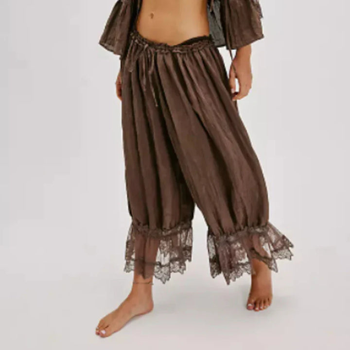 Duttini | Lace Lantern Pants