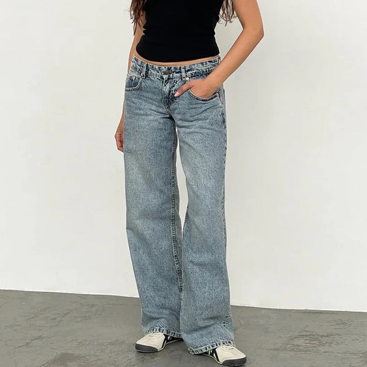 Duttini | Low-Waist Denim Pants