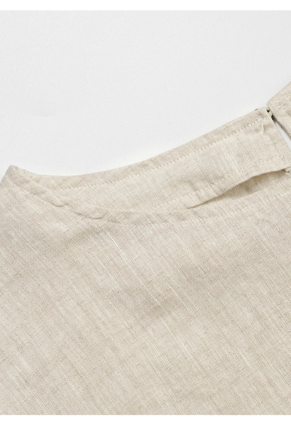 Duttini | Flared Sleeve Linen Pullover for Women